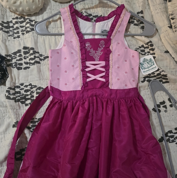 Nwt Girls Authentic Hammerschmid Pink Dirndl - Picture 2 of 11